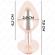 Kink - Pink Gold Anal Plug With Red Rose S