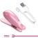Pretty Love - Cailey Nipple Clamps 10 Vibrations Remote Control Pink