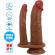Pretty Love - Hulbert Double Realistic Dildo With Vibration Mulato