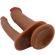 Pretty Love - Hulbert Double Realistic Dildo With Vibration Mulato