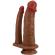 Pretty Love - Hulbert Double Realistic Dildo With Vibration Mulato