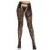 Leg Avenue - Rose Lace Stockings With Open Back Black