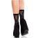 Leg Avenue - Black Lace Bow Lace Socks