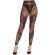 Leg Avenue - Lace and Sheer Footless Tights Black