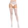 Leg Avenue - Heart Stockings With Garters White