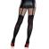 Leg Avenue - Garter Belt Effect Tights With Lace Detail Black