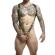 Mob - Dngeon Green Straight Back Harness One Size