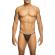 Mob - Transparent T-Shaped Thong Black Size L/XL