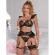 Subblime - 957483 Lace Bra and Garter Set Black