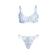 Subblime - 957629  Flower Embroidered Bra and Panties Set Sky Blue