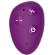 Xocoon ? 2-in-1 Strapless Strap-On Vibraattori Kauko-ohjaimella Violetti