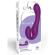 Xocoon ? 2-in-1 Strapless Strap-On Vibraattori Kauko-ohjaimella Violetti