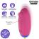 Oninder Cute - Love Pleasure Vibro-Wave Tapping Silikoni Kananmuna - Ilmainen maailmanlaajuinen sovellus