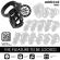 Addicted Toys Locked - Gilden Cage Silikoni Peniskehikko 8.5 CM