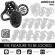 Addicted Toys Locked - Chained Hollow Penis Cage 10.5 CM