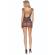 Passion - BS111 Musta Pitsinen Bodystocking
