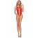 Passion - BS112 Bodystocking Punainen Pitsi