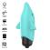 Intense - Echo Vibrating Bullet Dolphin Blue 8 X 4.7 CM