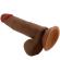 Baile - Abel Realistinen Dildo 21 CM Mulatto
