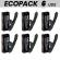 Ecopacks 6 Units - Ibiza Vibraattori ja Klitoriskiihotin Puremalla ja Pyörivällä Efektillä