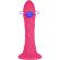 Silexd - Dreamy Dildo Fantasy Liquid Silicone  Lämpöreaktiivinen Fuksia 18,5 CM