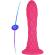 Silexd - Dreamy Dildo Fantasy Liquid Silicone  Lämpöreaktiivinen Fuksia 18,5 CM
