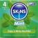 Skins - Mint Premium Kondomit Pakkaus 4