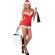 Livco Corsetti Fashion - Agethe Lc 90607 Chemise + stringit + jouluhattu L/XL