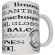 Diablo Picante - White Mug With Boob Synonyms 370 ML