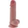 Get Real - Deluxe Realistinen Penis Kiveksillä Extra Paksu 17 CM