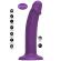 Get Real - Realistinen Silikoni Vibraattori Dildo Purple 19.5 CM