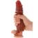 Get Real - Hydrated Skin Silikoni Penis Sleeve Caramel 20 CM