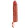 Get Real - Hydrated Skin Silikoni Penis Sleeve Caramel 20 CM