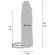 Get Real - Hydrated Skin Silikoni Penis Sleeve Caramel 20 CM