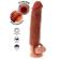 Get Real - Hydrated Skin Silikoni Penis Sleeve Caramel 20 CM