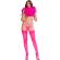 Chilirose – Cr 4884 Fuksia Pitsi Thigh-High Sukkahousut