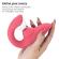 Womanizer - Blend Rabbit Vibraattori Stimulaattori Vibrant Rose
