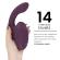 Womanizer - Duo Next Dual Clitoral & G-piste Stimulaattori Dark Purple