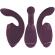 Womanizer - Duo Next Dual Clitoral & G-piste Stimulaattori Dark Purple