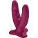 Fun Factory - Ryde Double Dildo Wine Red