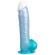 Silexd - Angel Dildo Fantasy Nestemäinen Silikoni Lämpöreaktiivinen Celestial Blue 20,3 CM