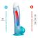 Silexd - Angel Dildo Fantasy Nestemäinen Silikoni Lämpöreaktiivinen Celestial Blue 20,3 CM