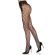 Leg Avenue - 1966 verkkosukkahousut avoimella haaralla, musta - One Size