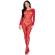 Leg Avenue - 89366 Pitsinen Alusasu Bodystocking Punainen - One Size