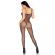 Leg Avenue - 89375 Haaraton verkkokokopuku Musta - One Size