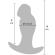 Hidden Desire - Inferno Realistinen Buttplug 10 CM