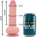 Rockarmy - Valjaat + Nestemäinen Silikoni Premium Mustang Realistinen Dildo 18 CM -O- 4.14 CM