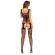 Passion - BS121 Musta Garter-Effect Bodystocking