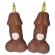 Diablo Picante - Penis Syntymäpäivän Numero Kynttilät Tumma Sävy 2 Kpl