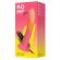 Romp - Dizi Silicone Dildo With Suction Cup Tricolor 18 CM